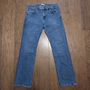 Tecovas Slim Jean Men 34x32 Blue Stretch Denim Western Cowboy Rodeo